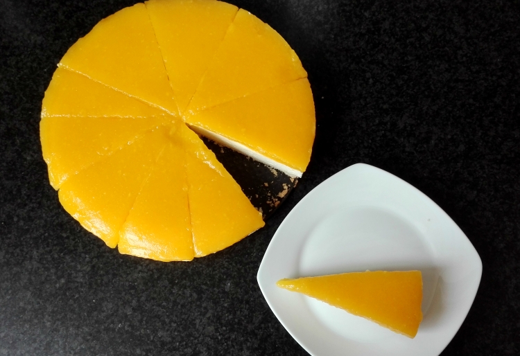 Summer-y Mango Cheesecake
